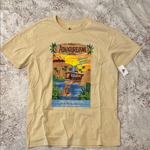 Disney Adventureland Beige T-Shirt Unisex S